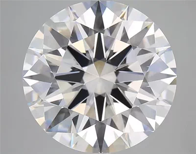 7.59ct F FL Rare Carat Ideal Cut Round Diamond