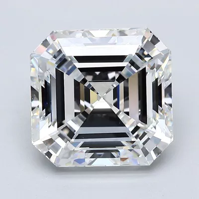 4.62ct E VS2 Rare Carat Ideal Cut Asscher Diamond
