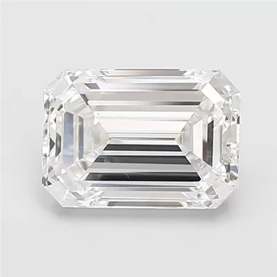 4.04ct E VS2 Rare Carat Ideal Cut Emerald Lab Grown Diamond