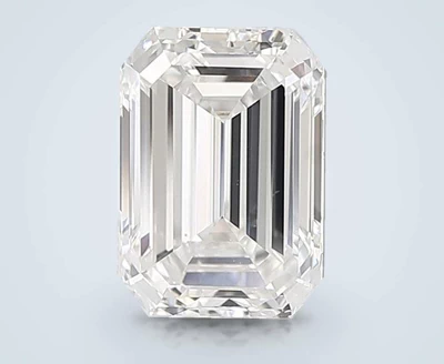 4.04ct E VS2 Rare Carat Ideal Cut Emerald Lab Grown Diamond