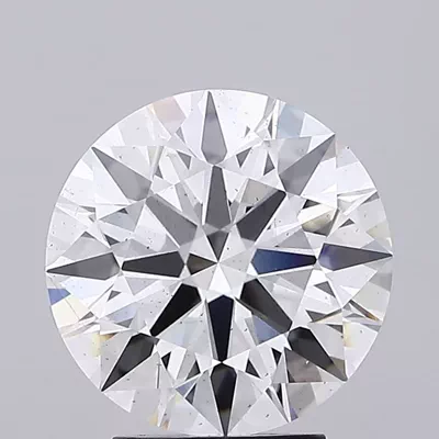 3.43ct F SI1 Rare Carat Ideal Cut Round Lab Grown Diamond