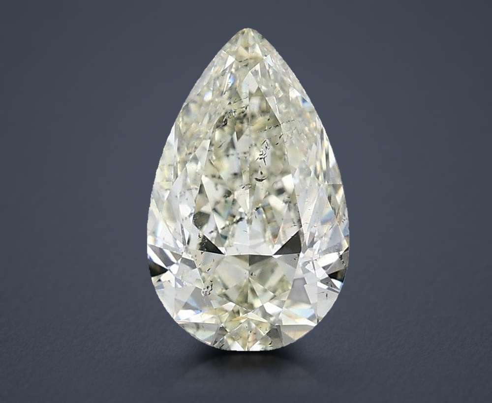 2.01ct J SI2 Rare Carat Ideal Cut Pear Diamond