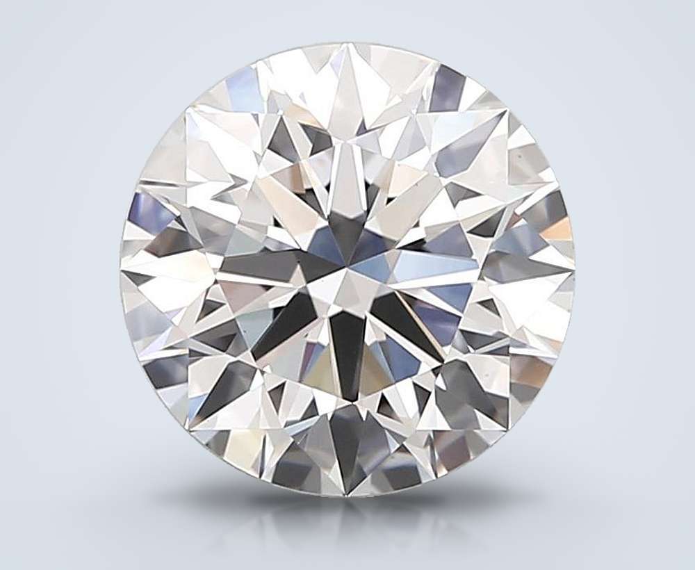 3.05ct D VS1 Rare Carat Ideal Cut Round Lab Grown Diamond