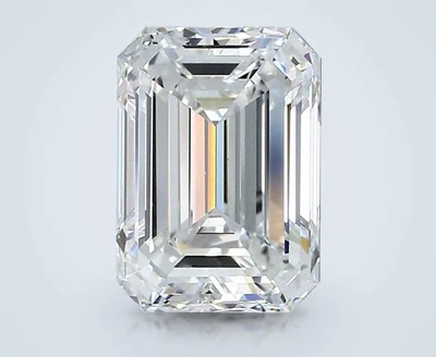 2.53ct G VVS2 Rare Carat Ideal Cut Emerald Diamond
