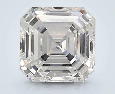 5.04ct E VVS2 Rare Carat Ideal Cut Asscher Lab Grown Diamond