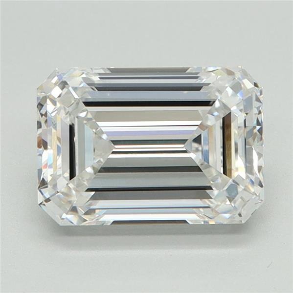 2.54ct E VS1 Very Good Cut Emerald Lab Grown Diamond