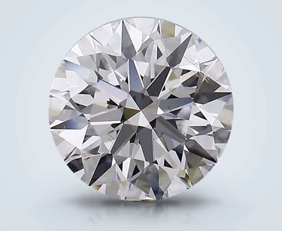 3.15ct E SI1 Rare Carat Ideal Cut Round Lab Grown Diamond