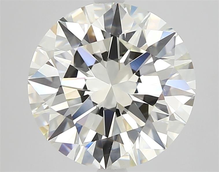 3.01ct K VS2 Rare Carat Ideal Cut Round Diamond