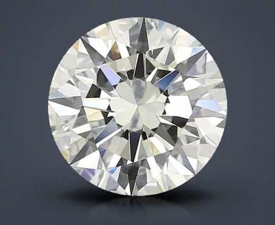 3.01ct K VS2 Rare Carat Ideal Cut Round Diamond