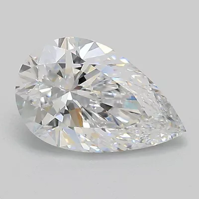 1.59ct D VS1 Rare Carat Ideal Cut Pear Lab Grown Diamond