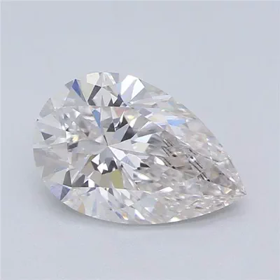 0.94ct G SI1 Rare Carat Ideal Cut Pear Lab Grown Diamond