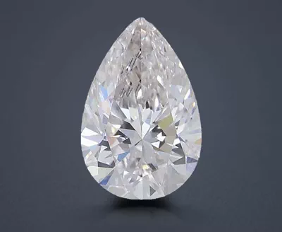 0.94ct G SI1 Rare Carat Ideal Cut Pear Lab Grown Diamond
