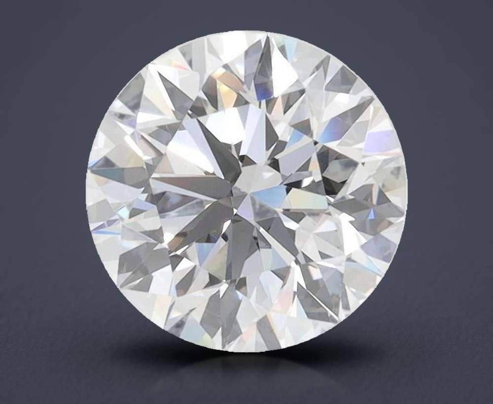 2.47ct D IF Rare Carat Ideal Cut Round Lab Grown Diamond