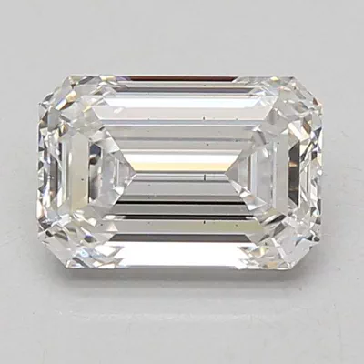 1.60ct D VS2 Rare Carat Ideal Cut Emerald Lab Grown Diamond