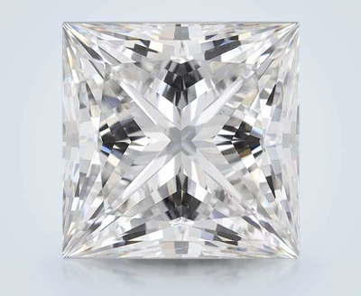 5.09ct E VS2 Rare Carat Ideal Cut Princess Lab Grown Diamond