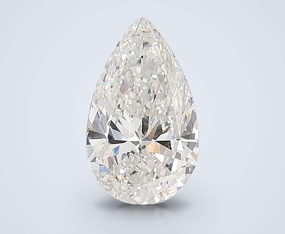 10.03ct G VVS2 Rare Carat Ideal Cut Pear Lab Grown Diamond