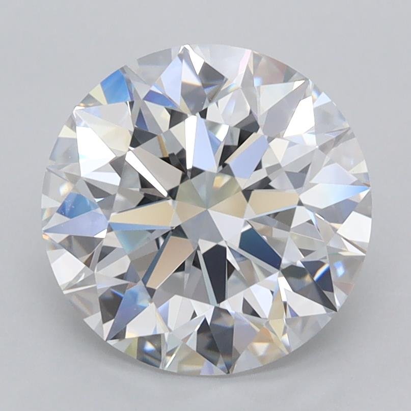 2.57ct D VVS1 Rare Carat Ideal Cut Round Lab Grown Diamond