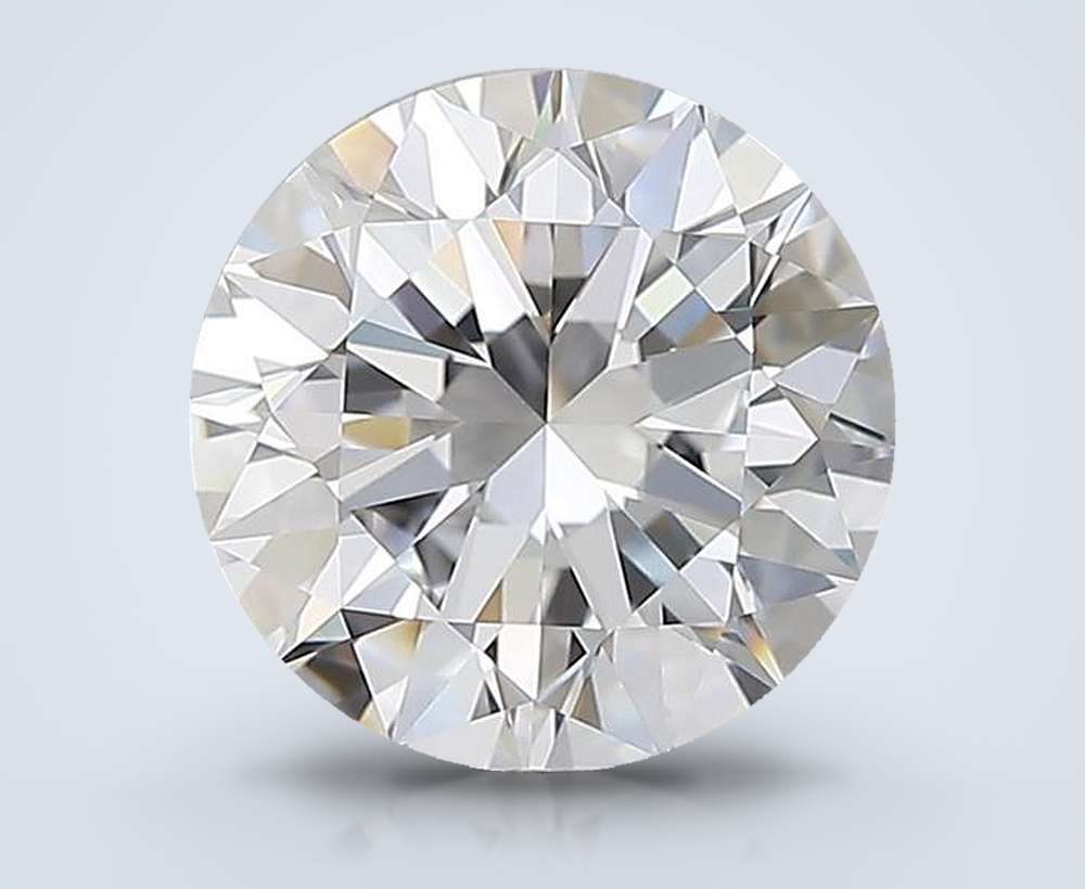1.86ct D FL Rare Carat Ideal Cut Round Diamond