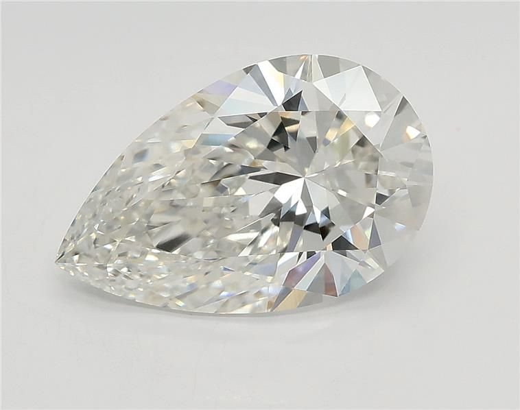 3.05ct G VVS2 Rare Carat Ideal Cut Pear Lab Grown Diamond