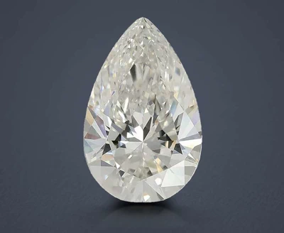 3.05ct G VVS2 Rare Carat Ideal Cut Pear Lab Grown Diamond