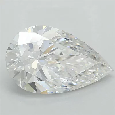 1.09ct D VS2 Rare Carat Ideal Cut Pear Lab Grown Diamond