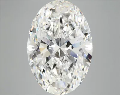 10.04ct F VVS2 Rare Carat Ideal Cut Oval Lab Grown Diamond