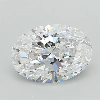 3.05ct D VVS1 Rare Carat Ideal Cut Oval Lab Grown Diamond