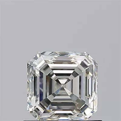 0.90ct I VVS2 Rare Carat Ideal Cut Asscher Diamond