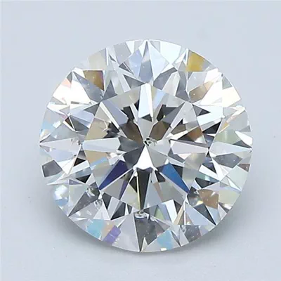 2.01ct G SI2 Rare Carat Ideal Cut Round Diamond