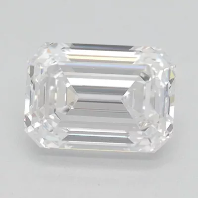 1.53ct D VVS1 Rare Carat Ideal Cut Emerald Lab Grown Diamond