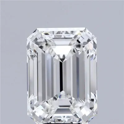 11.04ct G VS2 Rare Carat Ideal Cut Emerald Diamond
