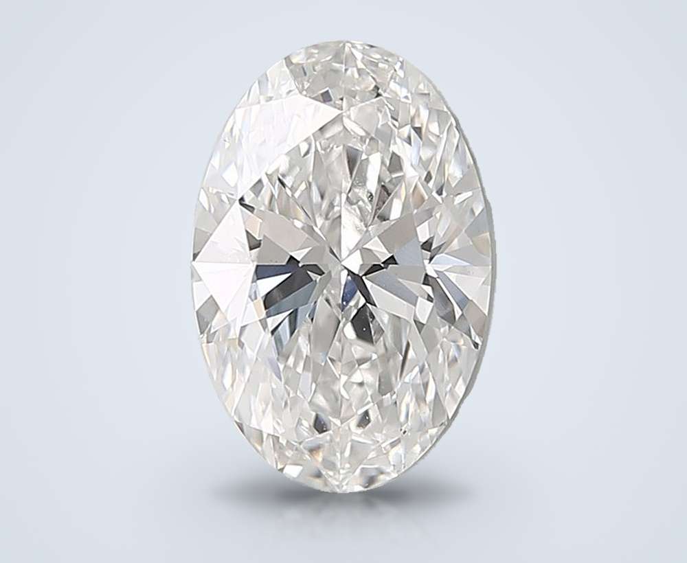 1.51ct G VS2 Rare Carat Ideal Cut Oval Lab Grown Diamond