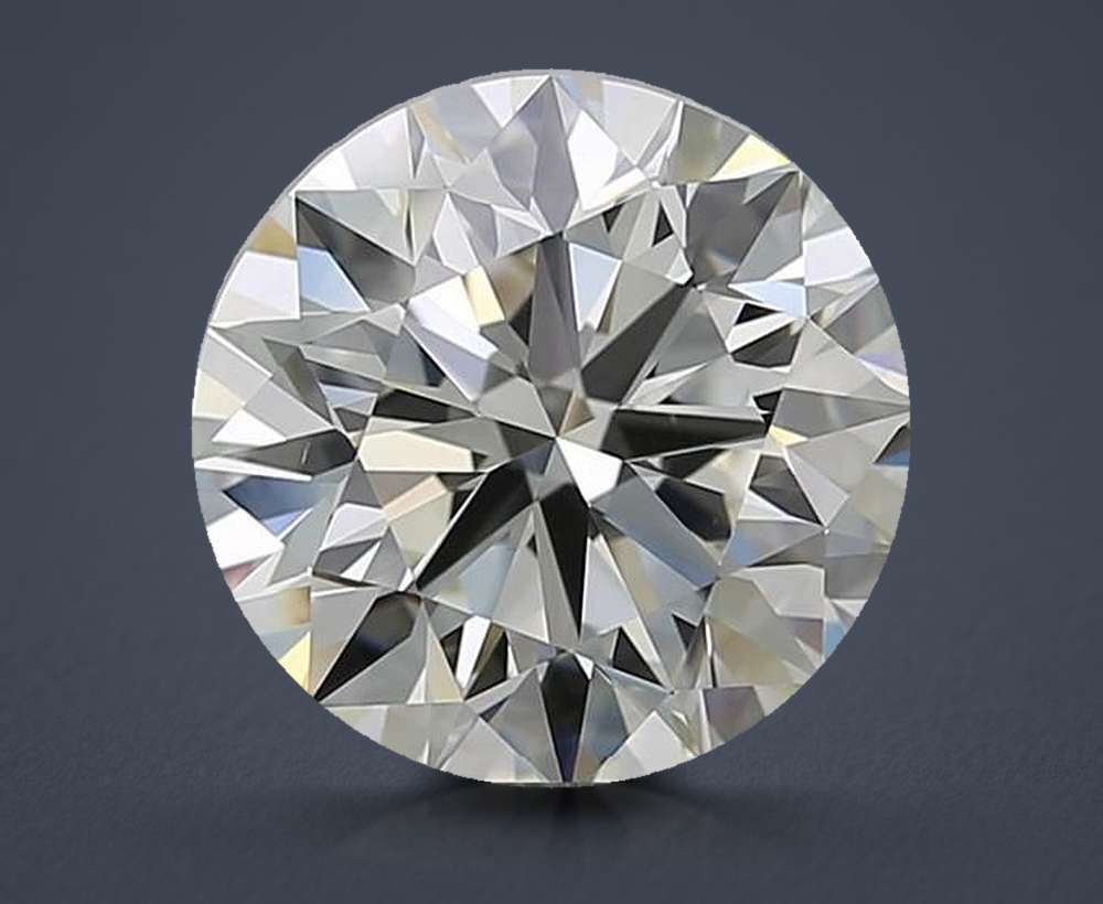 5.01ct J VS1 Rare Carat Ideal Cut Round Diamond