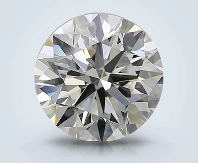 5.01ct J VS1 Rare Carat Ideal Cut Round Diamond