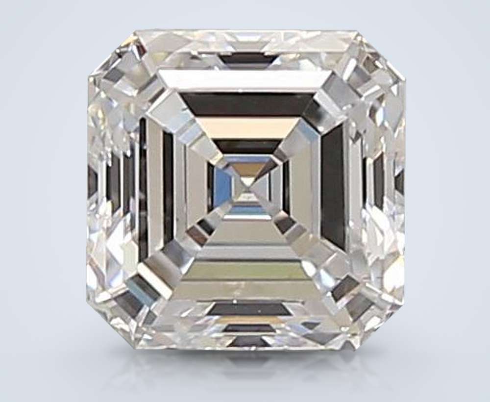 1.04ct D VS2 Rare Carat Ideal Cut Asscher Lab Grown Diamond