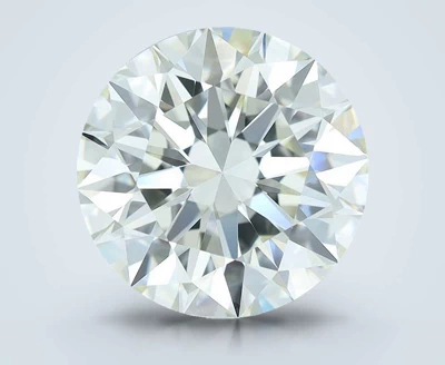 5.01ct J VVS1 Rare Carat Ideal Cut Round Diamond
