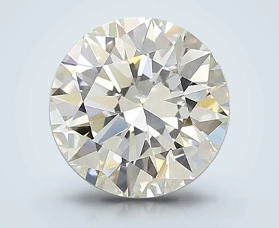 3.01ct J SI1 Excellent Cut Round Diamond