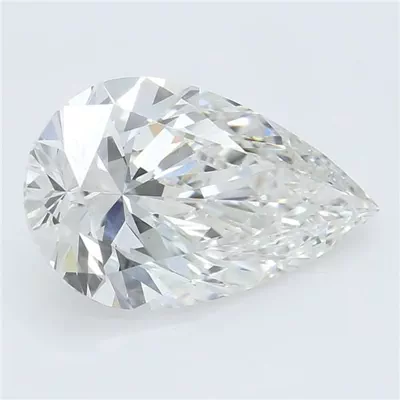 2.21ct F VS1 Rare Carat Ideal Cut Pear Lab Grown Diamond