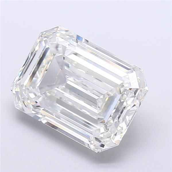 19.17ct G VVS2 Rare Carat Ideal Cut Emerald Lab Grown Diamond