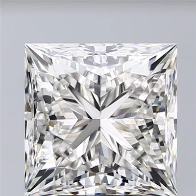 7.04ct G VS1 Rare Carat Ideal Cut Princess Lab Grown Diamond