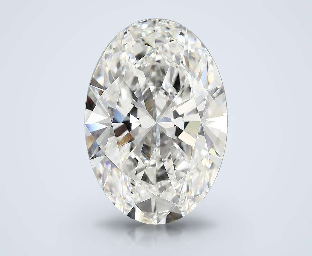 11.60ct E VVS2 Rare Carat Ideal Cut Oval Lab Grown Diamond