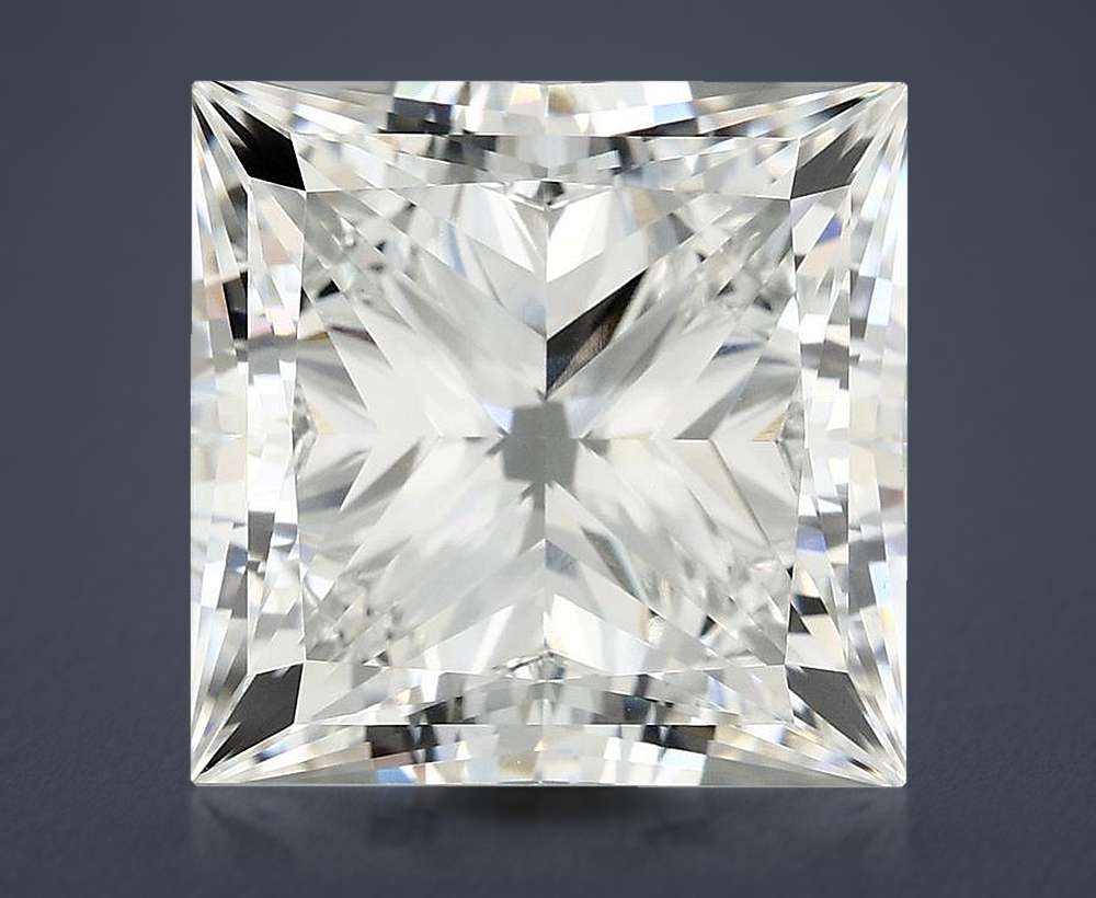 10.73ct F VVS2 Rare Carat Ideal Cut Princess Lab Grown Diamond