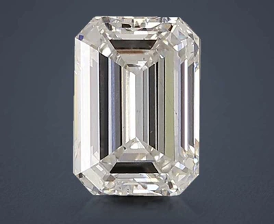 1.95ct E VS2 Rare Carat Ideal Cut Emerald Lab Grown Diamond