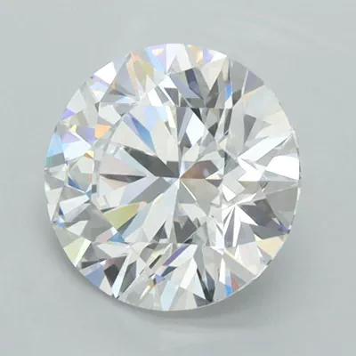 2.02ct E FL Rare Carat Ideal Cut Round Lab Grown Diamond