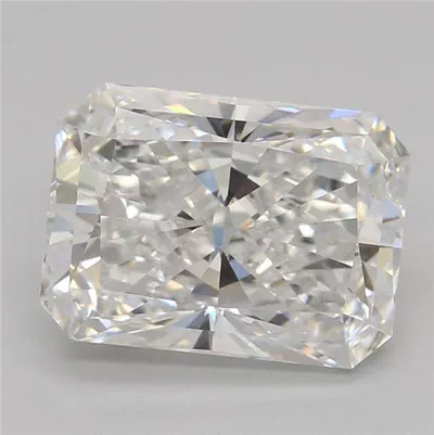 1.59ct D VVS2 Rare Carat Ideal Cut Radiant Lab Grown Diamond