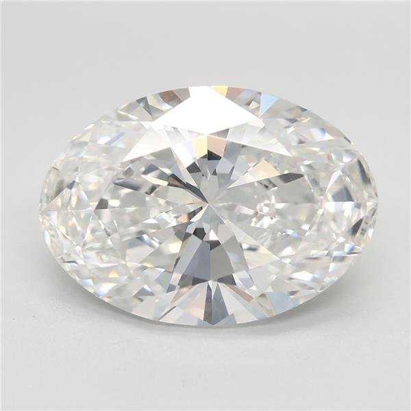 4.02ct F VVS2 Rare Carat Ideal Cut Oval Lab Grown Diamond