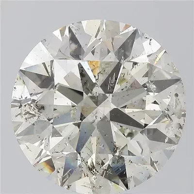 7.03ct K SI2 Excellent Cut Round Diamond
