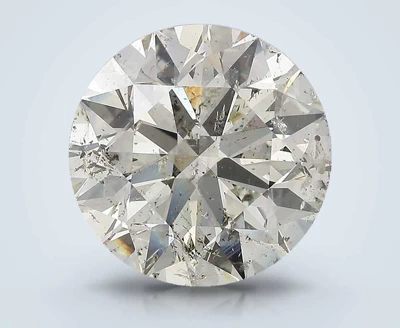 7.03ct K SI2 Excellent Cut Round Diamond