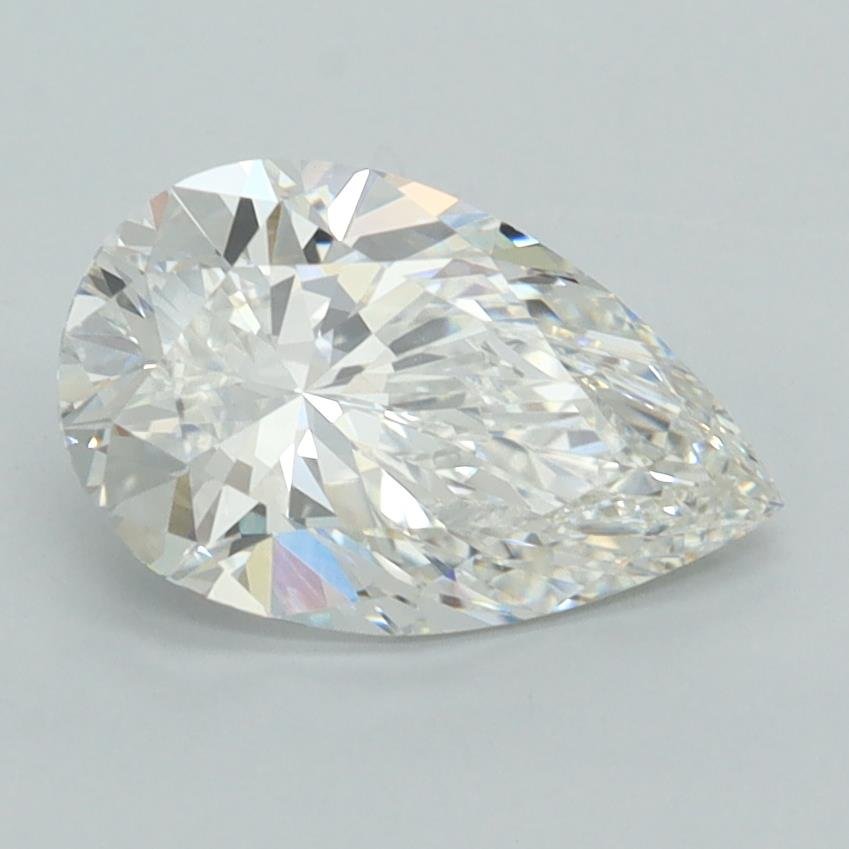1.60ct F VVS2 Rare Carat Ideal Cut Pear Lab Grown Diamond