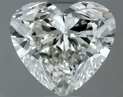 1.52ct H SI1 Rare Carat Ideal Cut Heart Diamond